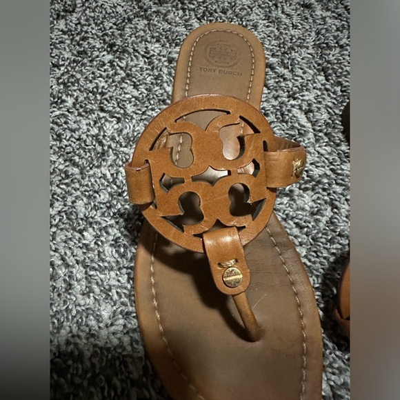 Tory Burch Miller Sandals in Vintage Vachetta Size 7.5 - Picture 6 of 12